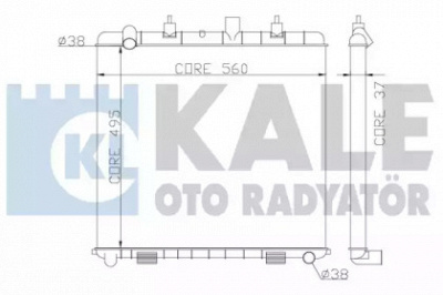 KALE OTO RADYATOR 359300 -  Радиатор, охлаждение двигателя